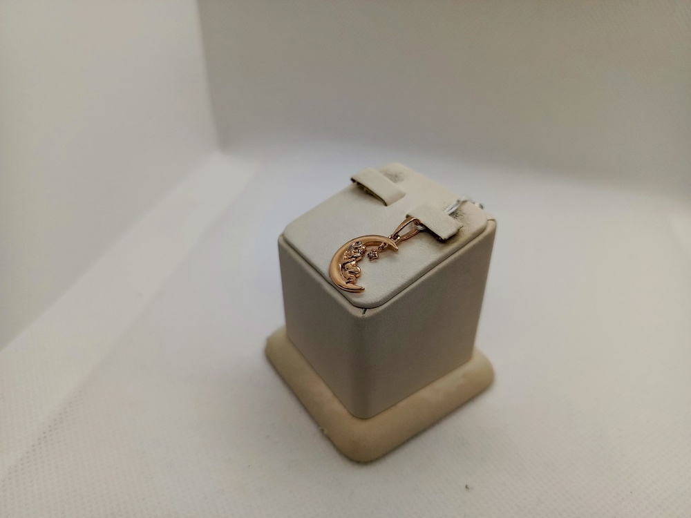 ПОДКМ585 ПОДВЕСКА С КАМНЕМ (Au 585)