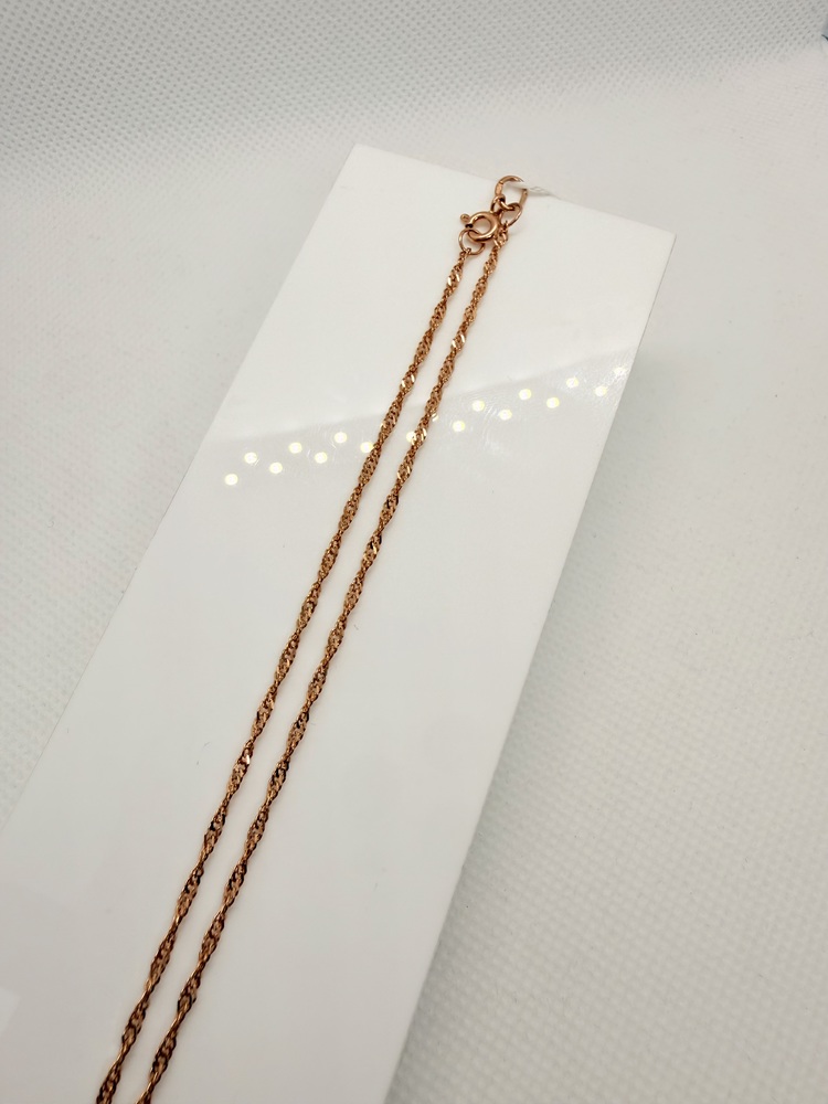 ЦПСИ585 ЦЕПЬ ПУСТОТЕЛАЯ Сингапур (Au 585)