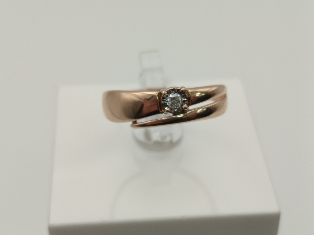 КОЛЬЦО БРИЛЛИАНТ Au 585