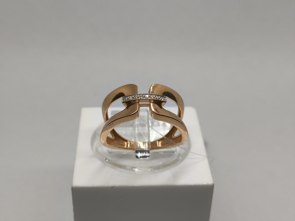 КОЛЬЦО С КАМНЯМИ (Au 585)