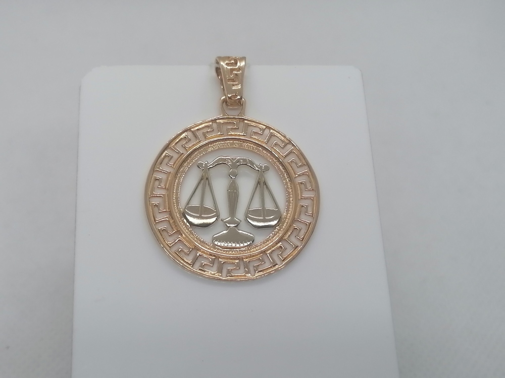 ПОДВЕСКА ЗНАК ЗОДИАКА ВЕСЫ Au 585