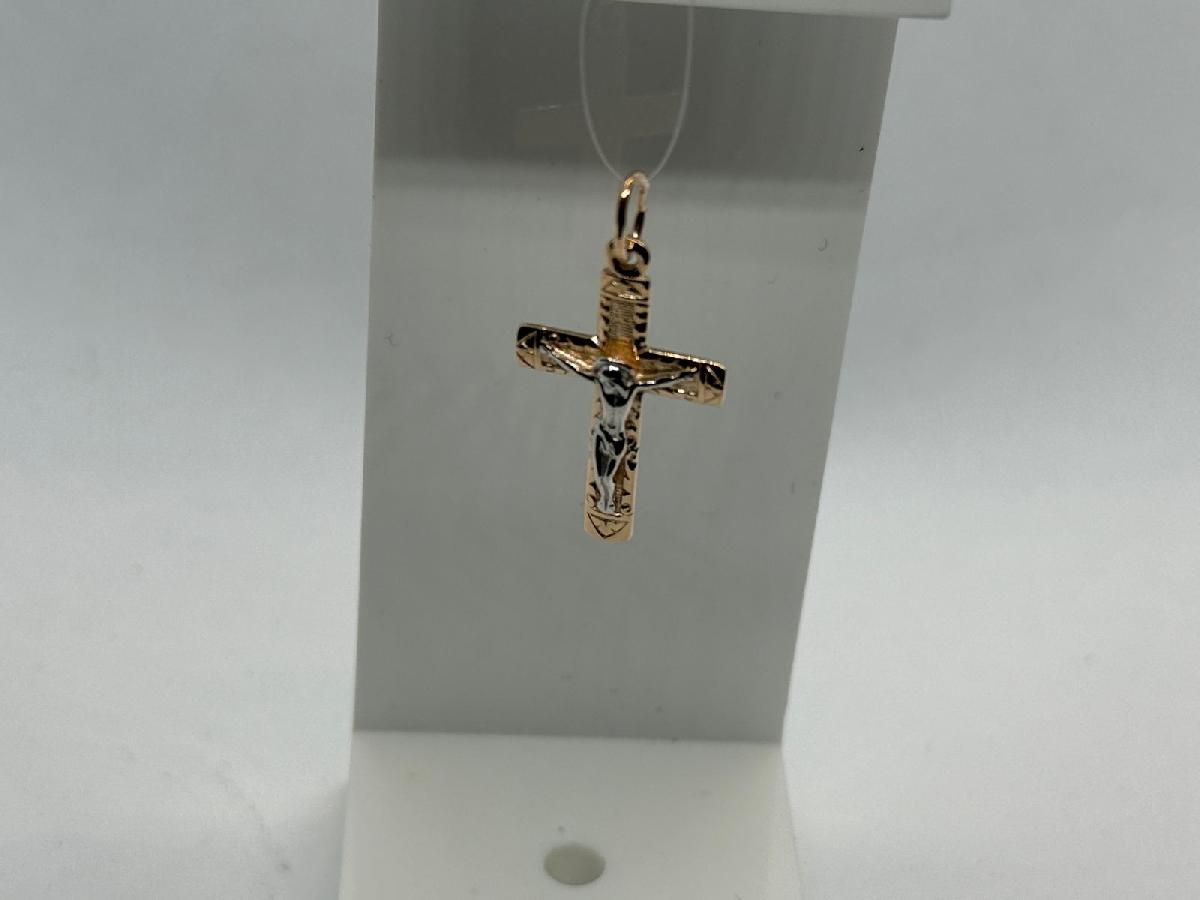 ПОДВЕСКА КРЕСТ без камня (Au 585)