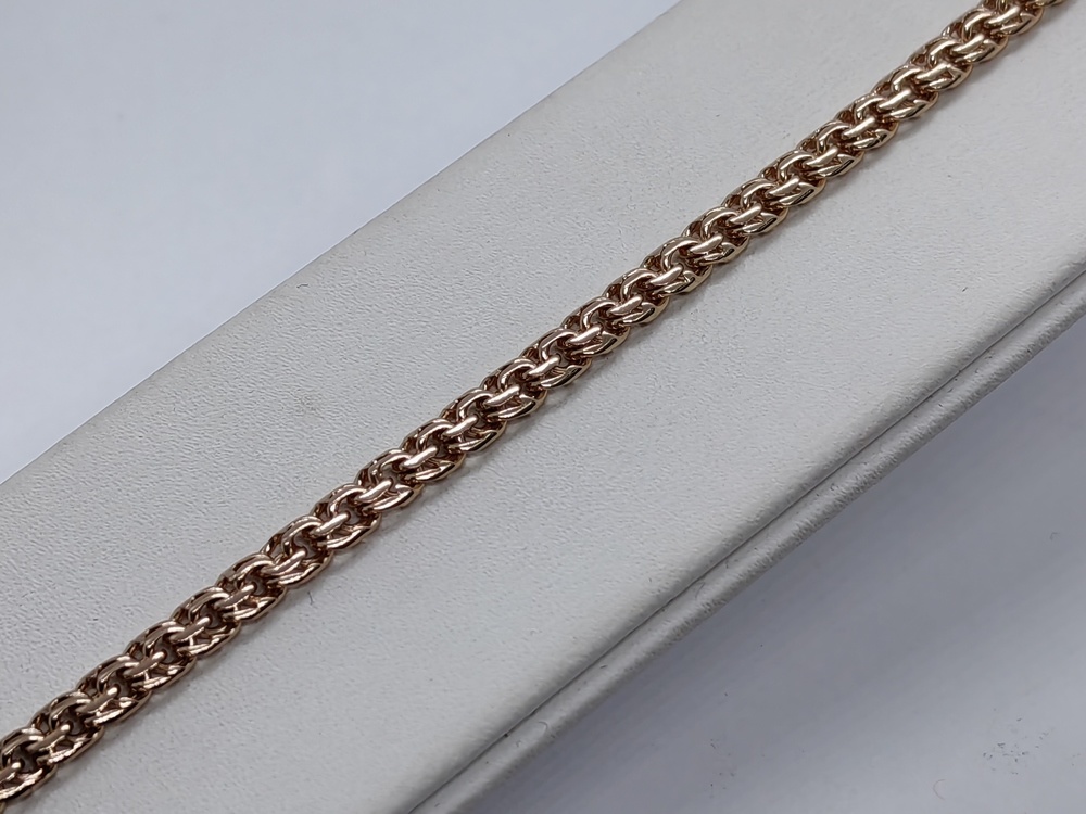 БЛБ585 БРАСЛЕТ ПОЛНОВЕСНЫЙ Бисмарк (Au 585)