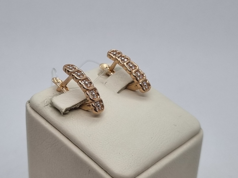 СЕРЬГИ С КАМНЯМИ (Au 585)