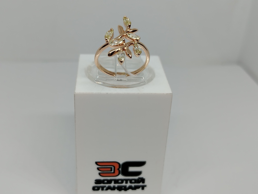 КОЛКМИ585 КОЛЬЦО С КАМНЯМИ (Au 585)