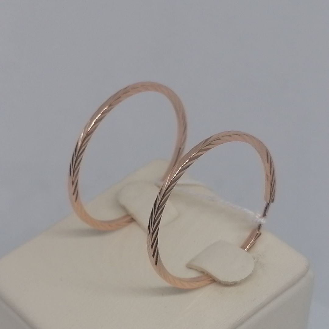 СКОН585 СЕРЬГИ КОНГО (Au 585)