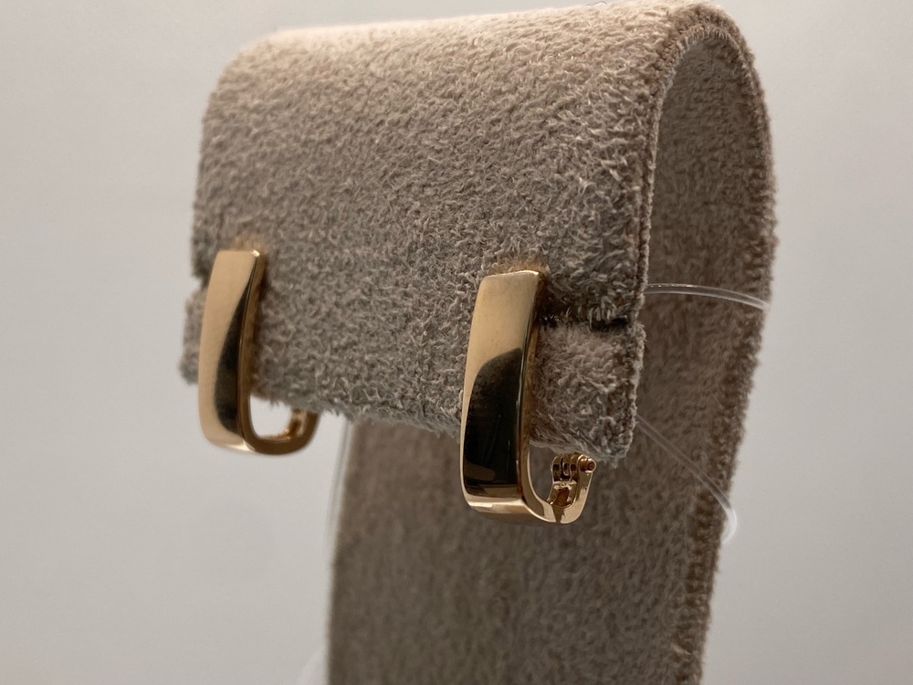 СЕРЬГИ БЕЗ КАМНЯ (Au 585)