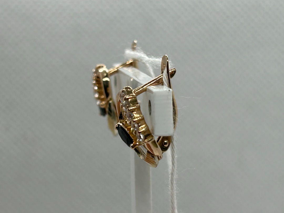 СЕРЬГИ С КАМНЯМИ (Au 585)