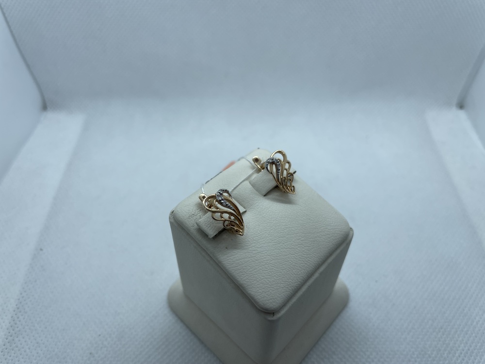 СЕРЬГИ С КАМНЯМИ (Au 585)