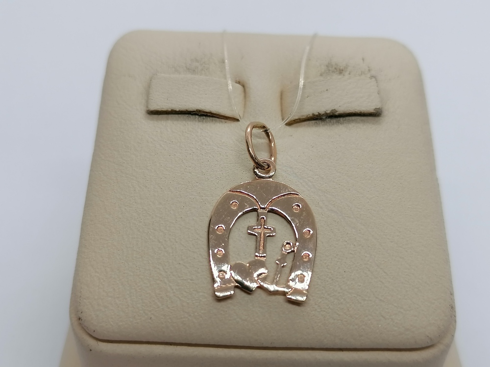 911 ПОДВЕСКА БЕЗ КАМНЯ (Au 585)