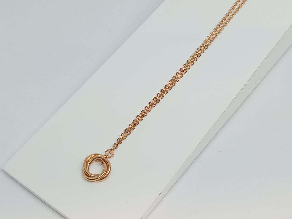 КОЛЬЕ ПУСТОТЕЛЫЙ Якорное (Au 585)