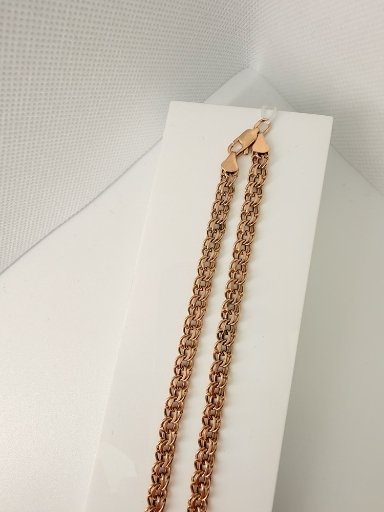 ЦПБС585 ЦЕПЬ ПУСТОТЕЛАЯ Бисмарк (Au 585)