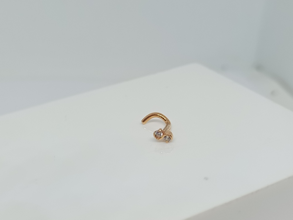 ПИРСИНГ С КАМНЯМИ (Au 585)