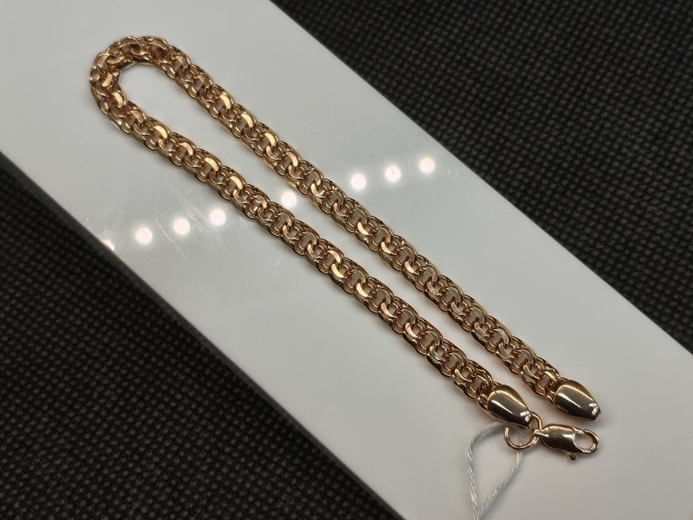 БРАСЛЕТ ПОЛНОВЕСНЫЙ Бисмарк (Au 585)