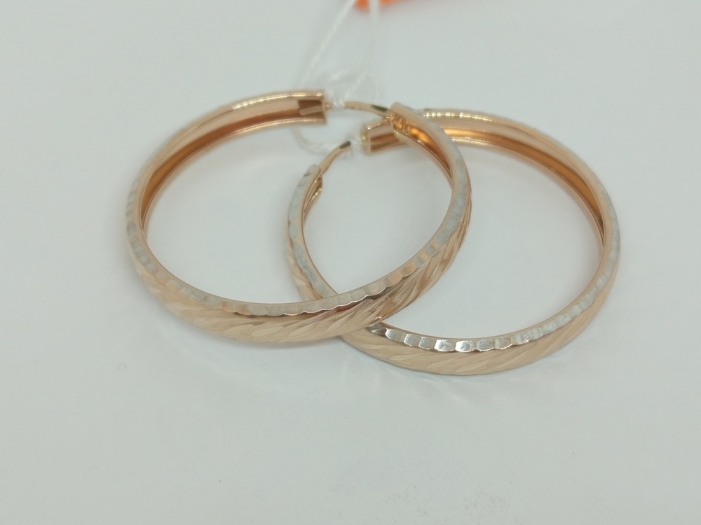 СКОН585 СЕРЬГИ КОНГО (Au 585) СКОН585 СЕРЬГИ КОНГО (Au 585)