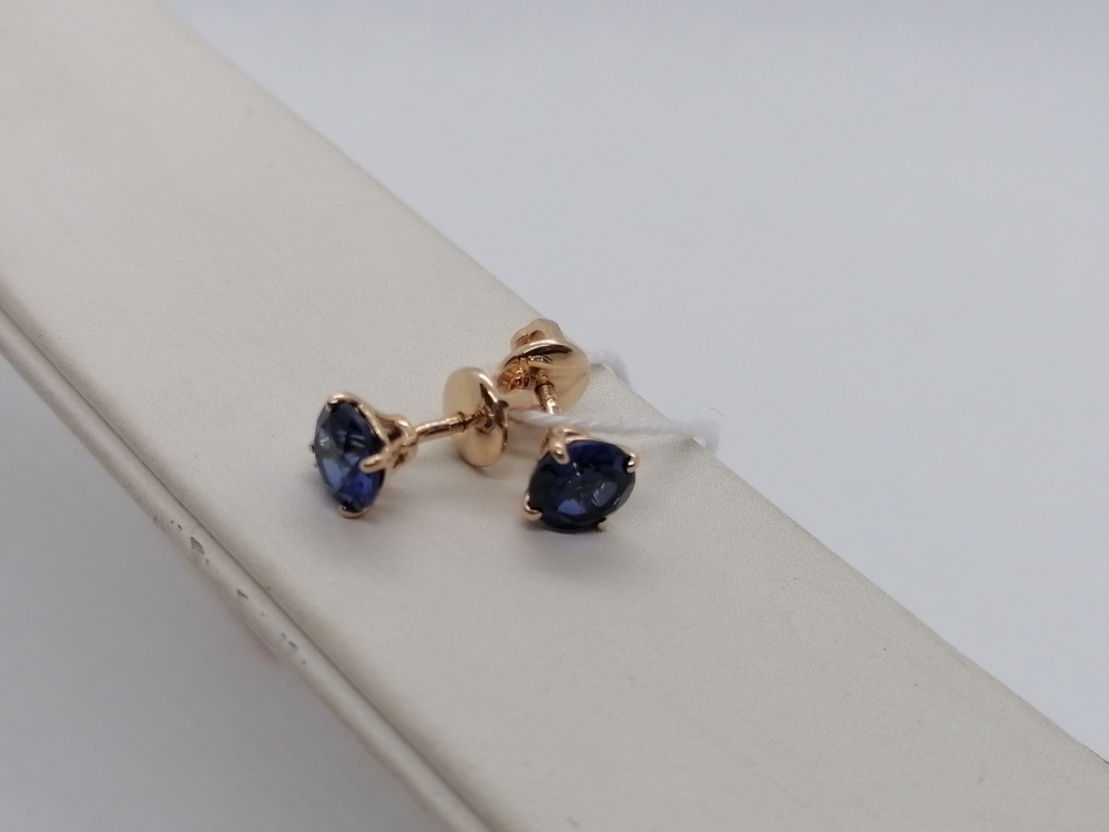 СПУС585 СЕРЬГИ ПУСЕТЫ (Au 585)