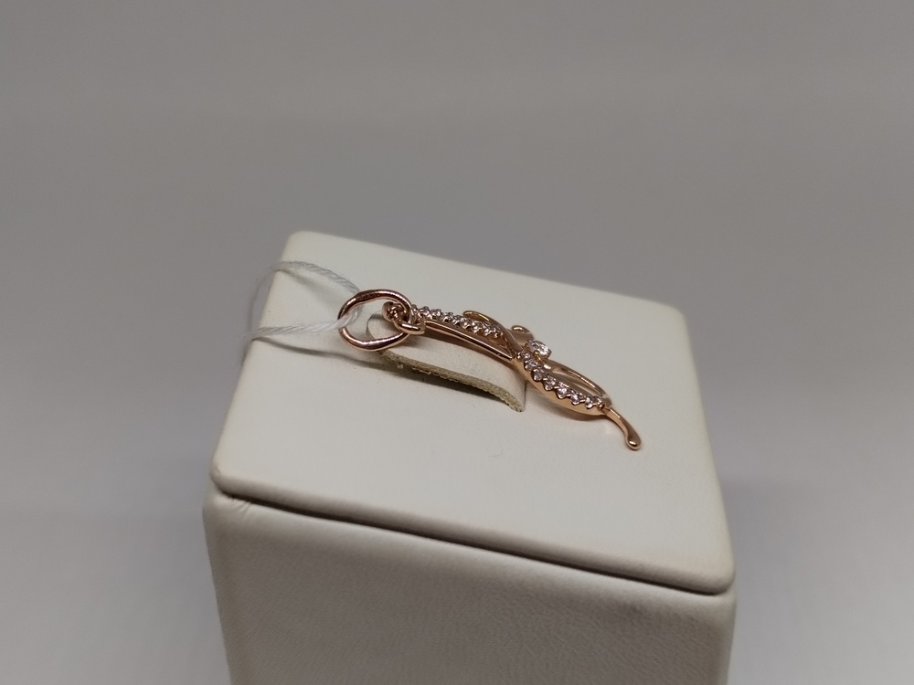 ПОДВЕСКА БУКВА А Au 585