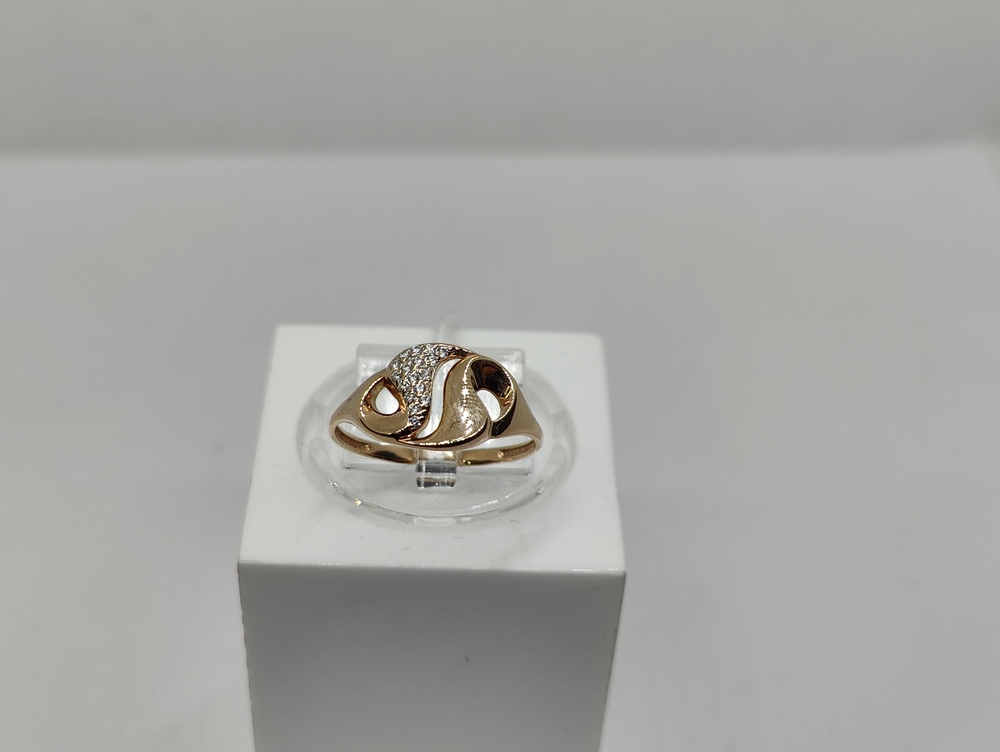 КОЛКМИ585 КОЛЬЦО С КАМНЯМИ (Au 585)