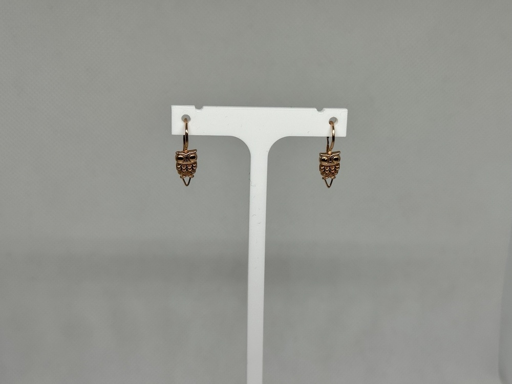 СЕРЬГИ БЕЗ КАМНЯ (Au 585)