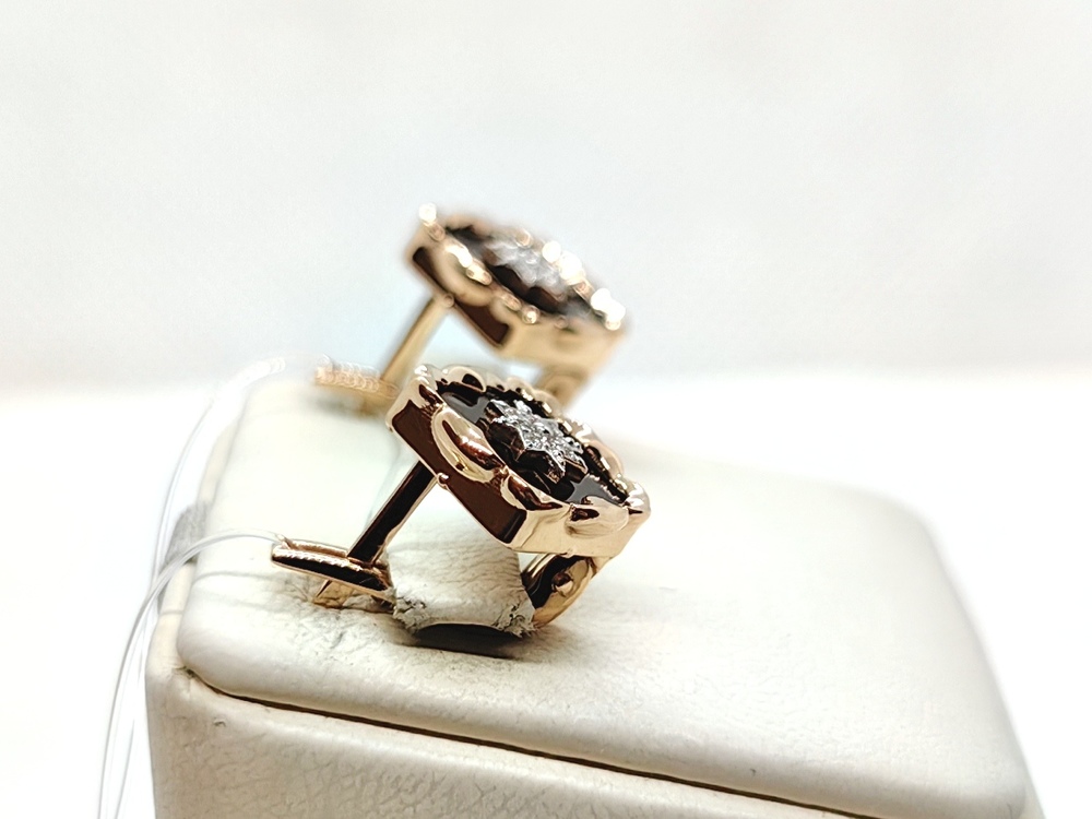 СЕРЬГИ С КАМНЯМИ (Au 585)