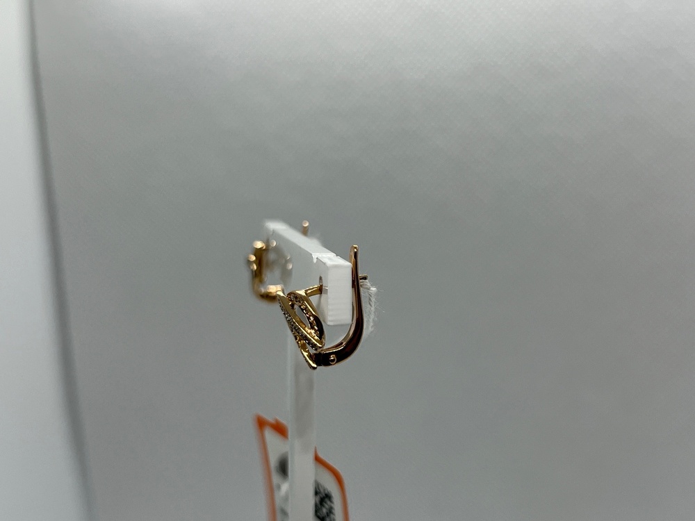 СКМИ585 СЕРЬГИ С КАМНЯМИ (Au 585)