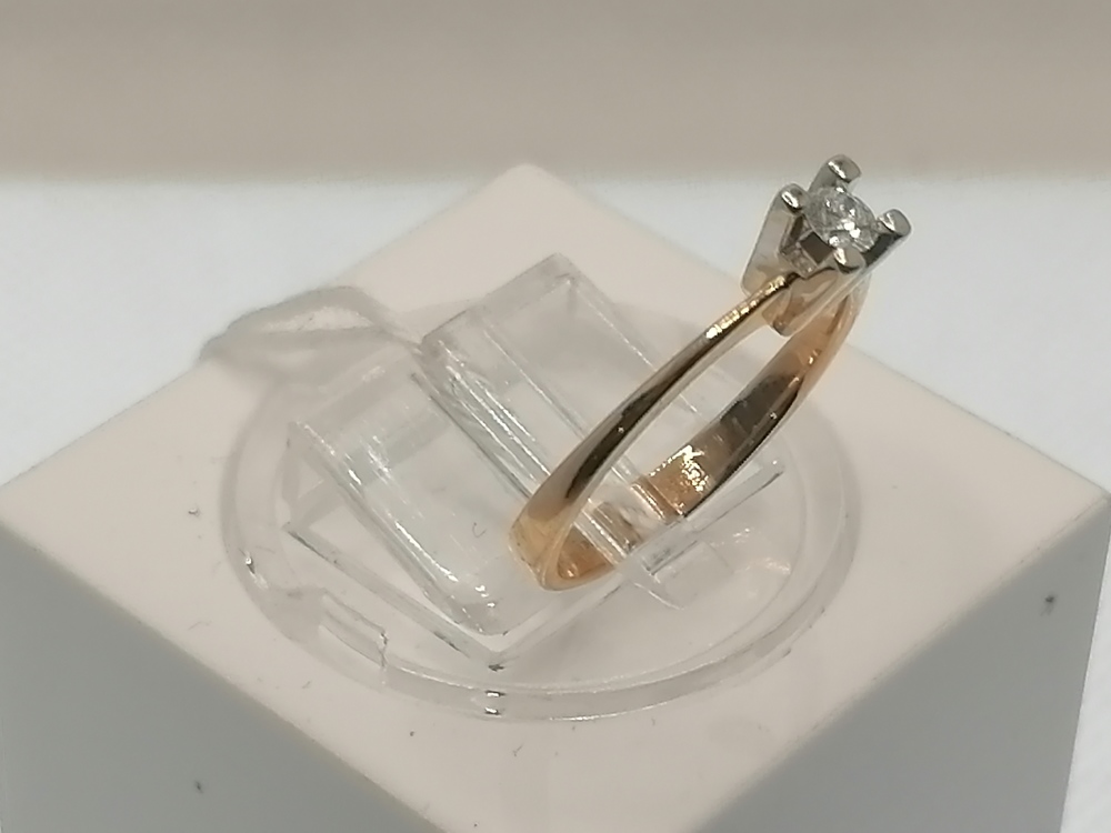 КОЛЬЦО БРИЛЛИАНТ Au 585