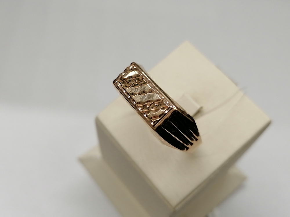 КОЛЬЦО ПЕЧАТКА без камня (Au 585)