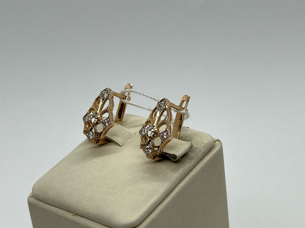 СЕРЬГИ БЕЗ КАМНЯ (Au 585)