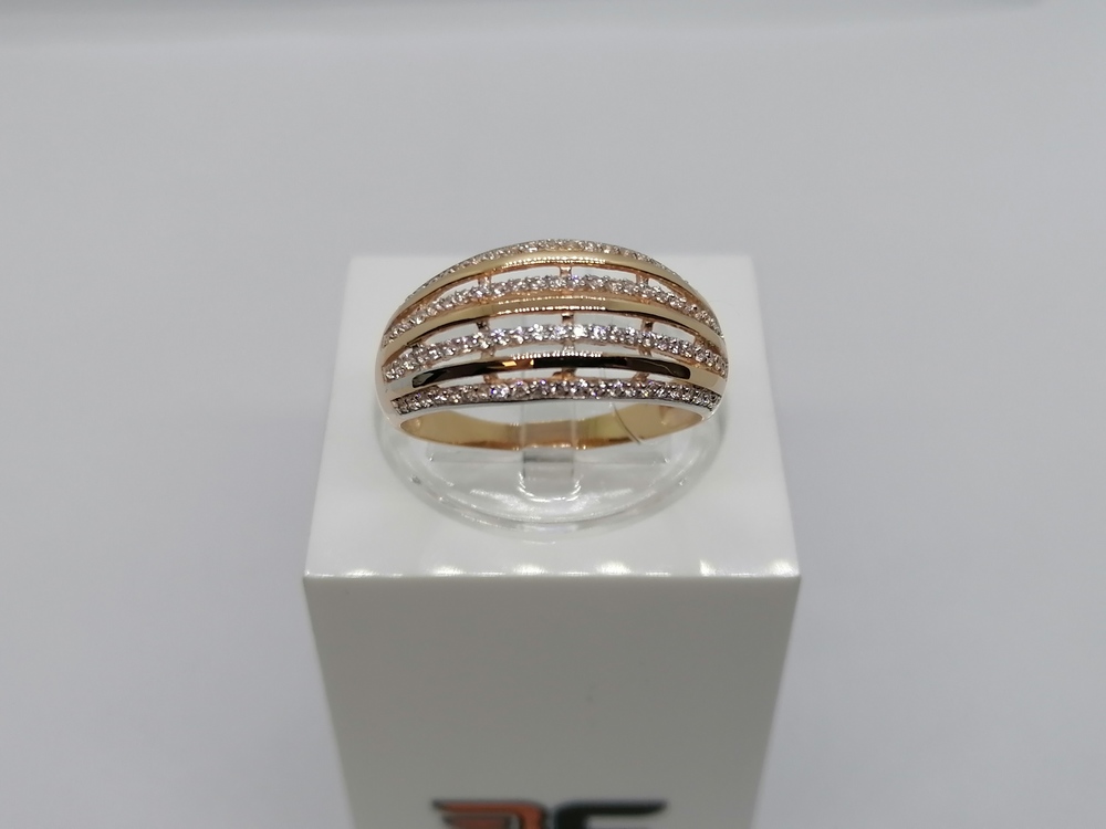 К-296_au КОЛЬЦО С КАМНЯМИ (Au 585) К-296_au КОЛЬЦО С КАМНЯМИ (Au 585)