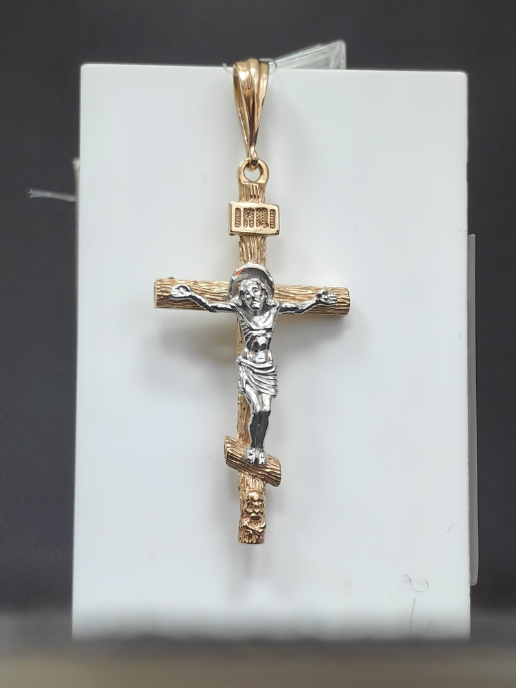 ПОДВЕСКА КРЕСТ (Au 585)