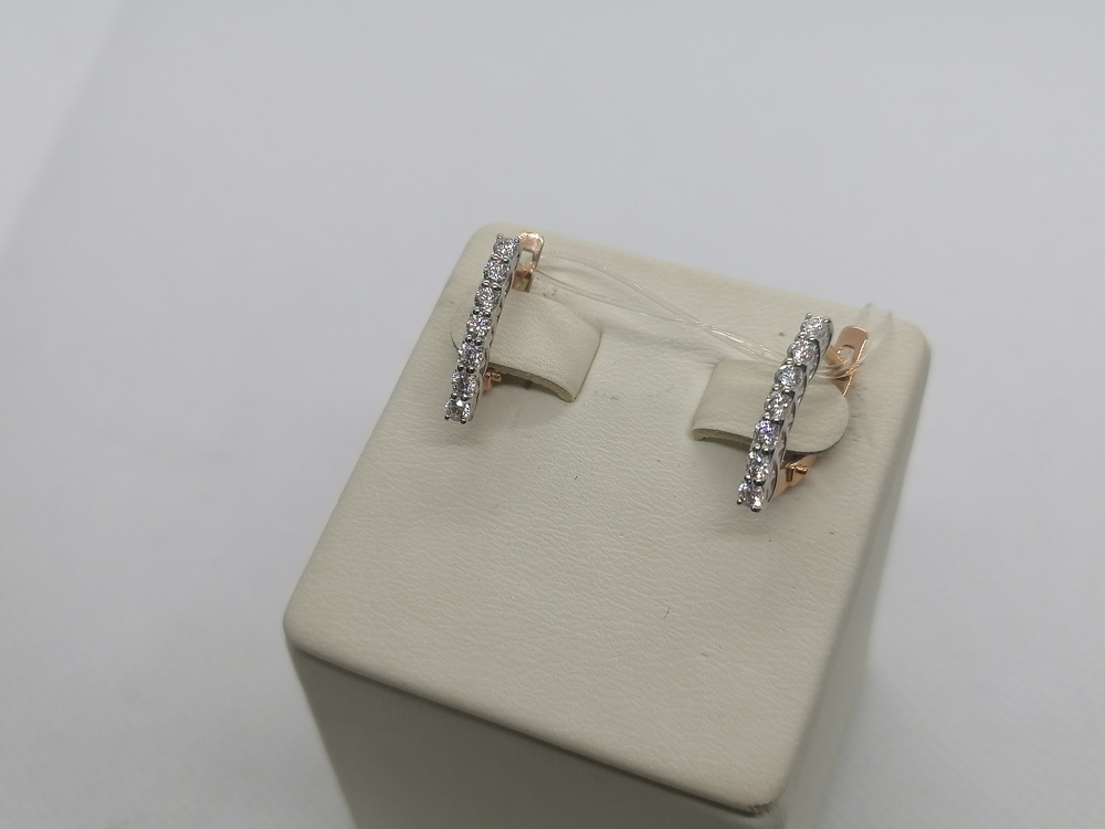 СЕРЬГИ С КАМНЯМИ (Au 585)