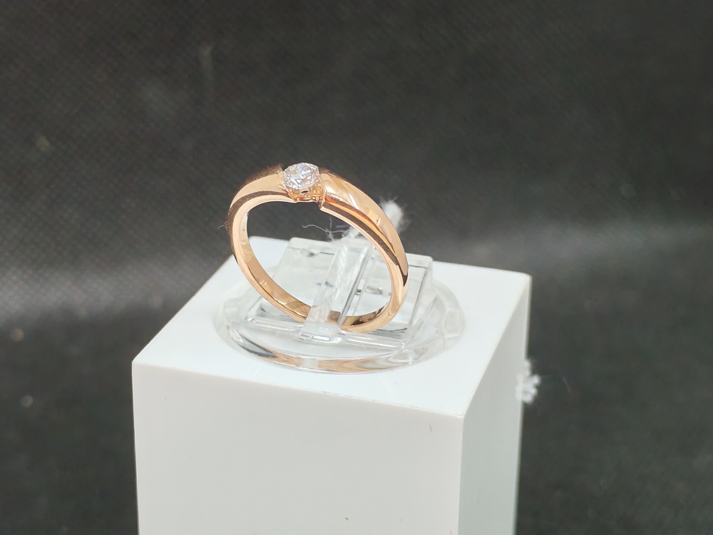 КОЛЬЦО БРИЛЛИАНТ Au 585