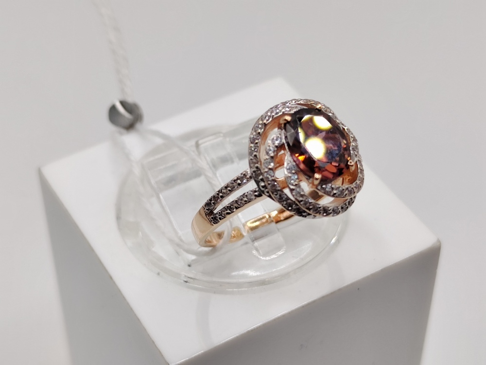 КОЛКМИ585 КОЛЬЦО С КАМНЯМИ (Au 585)