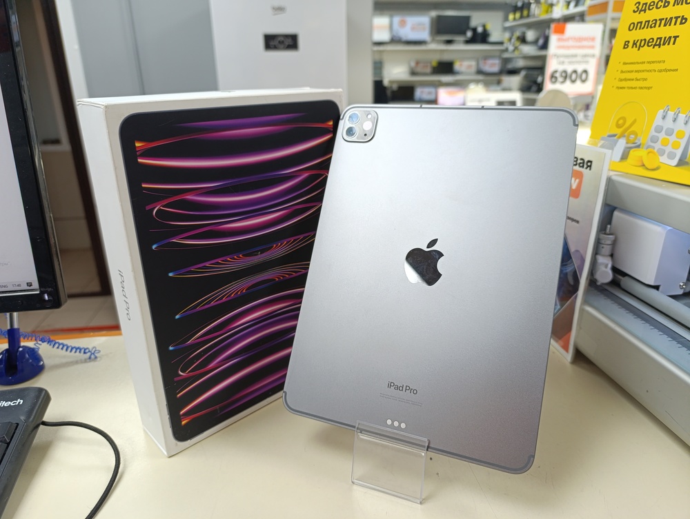 Планшет Apple iPad Pro 256ГБ(11 дюй. 4-го пок.M2)2022 A2435/A2761/A2762(Wi-Fi + Cellular)