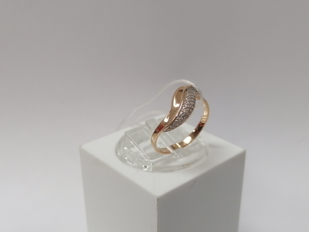 КОЛКМИ585 КОЛЬЦО С КАМНЯМИ (Au 585)