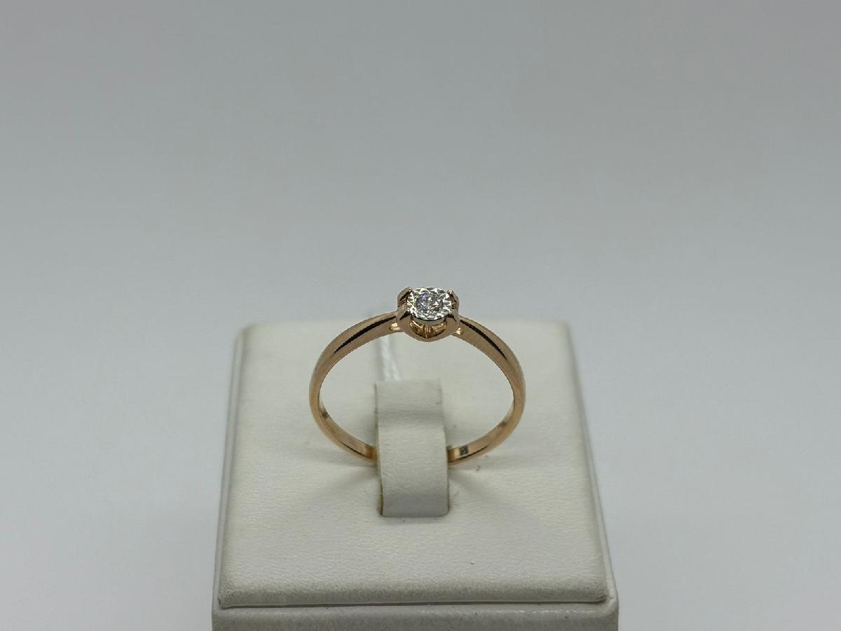 КОЛЬЦО БРИЛЛИАНТ Au 585