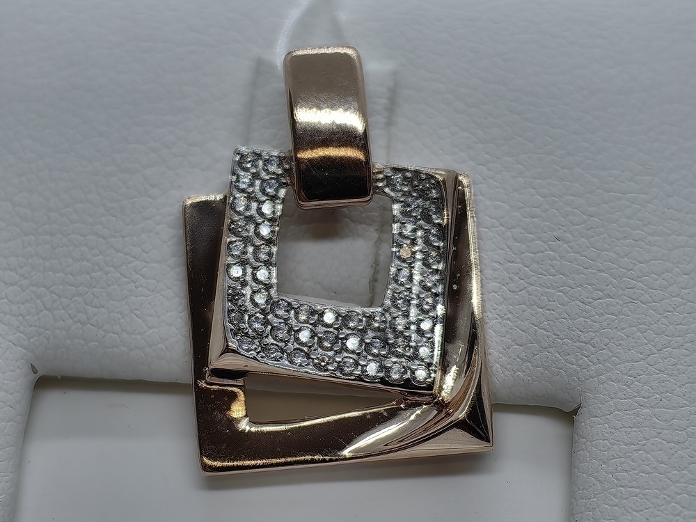 ПОДВЕСКА С КАМНЯМИ (Au 585)