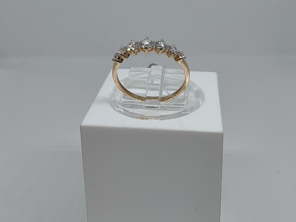 КОЛЬЦО С КАМНЯМИ (Au 585)