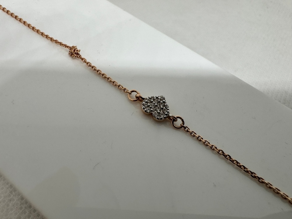 Б585 БРАСЛЕТ С КАМНЯМИ (Au 585)