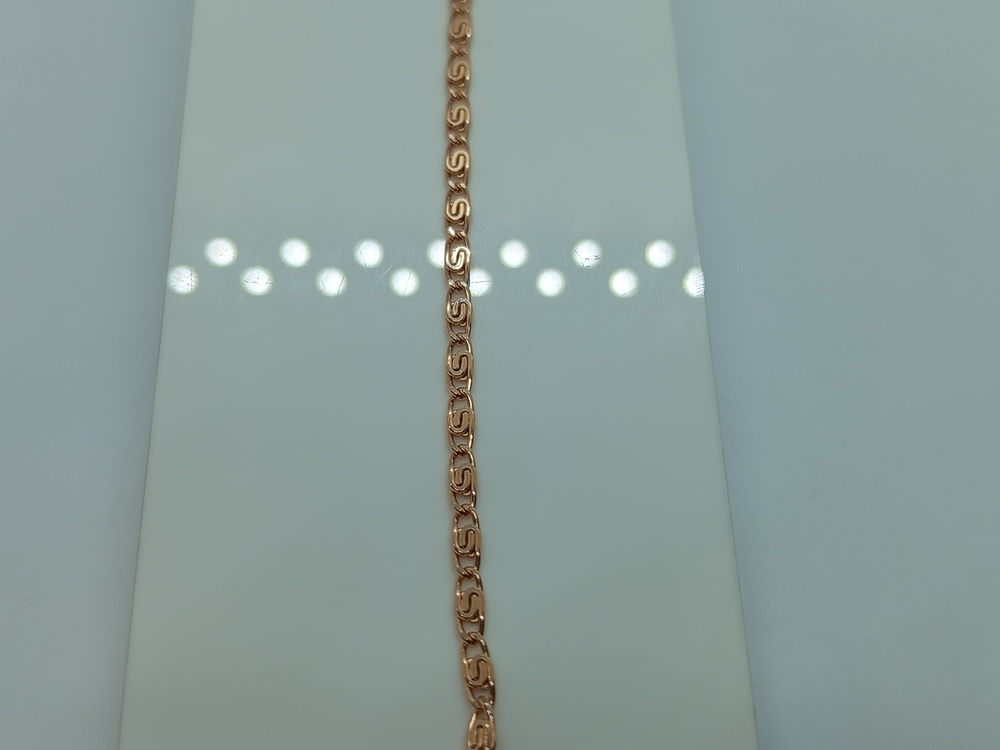 БРАСЛЕТ ПУСТОТЕЛЫЙ Улитка (Au 585)