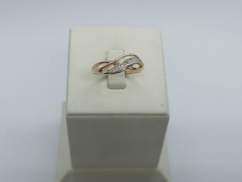 КОЛКМИ585 КОЛЬЦО С КАМНЯМИ (Au 585)