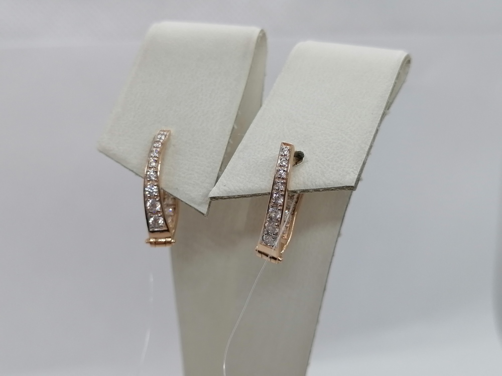 СЕРЬГИ С КАМНЯМИ (Au 585)