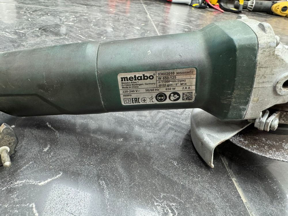 Угловая шлифмашина Metabo W650-125