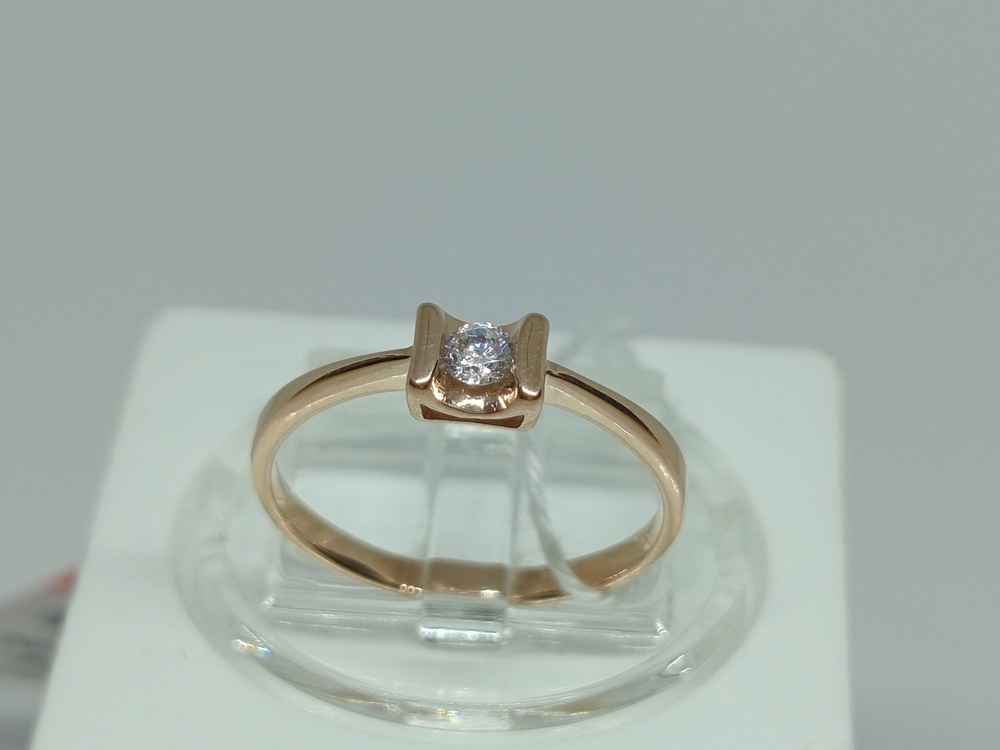 КОЛЬЦО С КАМНЕМ (Au 585)