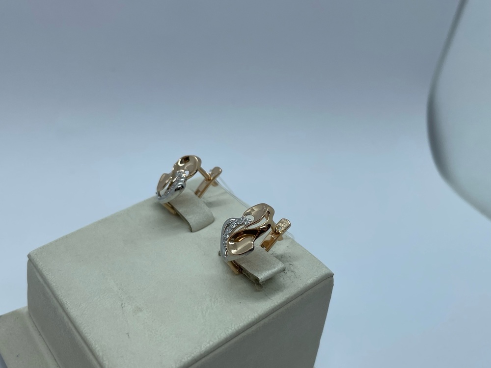 СЕРЬГИ С КАМНЯМИ (Au 585)