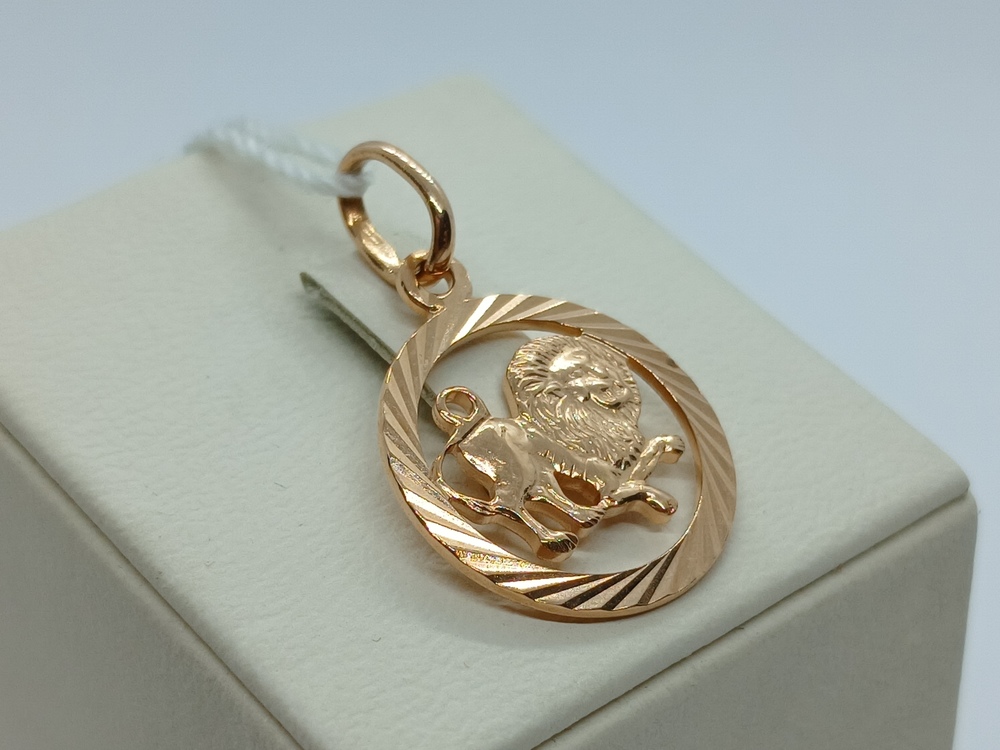 ПОДВЕСКА ЗНАК ЗОДИАКА ЛЕВ Au 585
