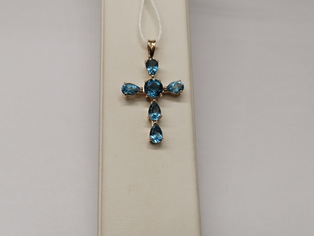 ПОДВЕСКА С КАМНЯМИ (Au 585)