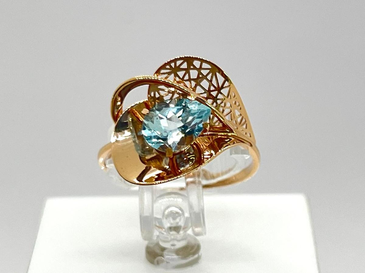 КОЛЬЦО ТОПАЗ (Au 585)