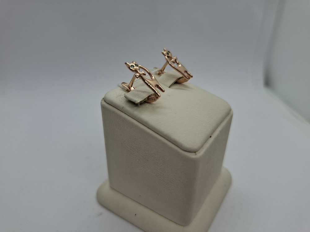 СЕРЬГИ С КАМНЯМИ (Au 585)