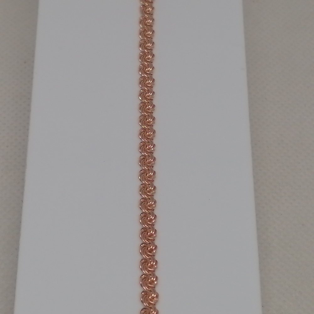 БРАСЛЕТ ПОЛНОВЕСНЫЙ Роза Au 585